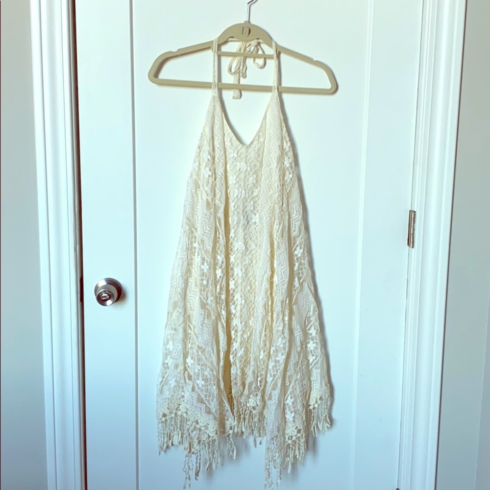 Ann Sui for O’Neill lace halter dress - Picture 3 of 10